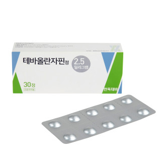 테바올란자핀정2.5밀리그램